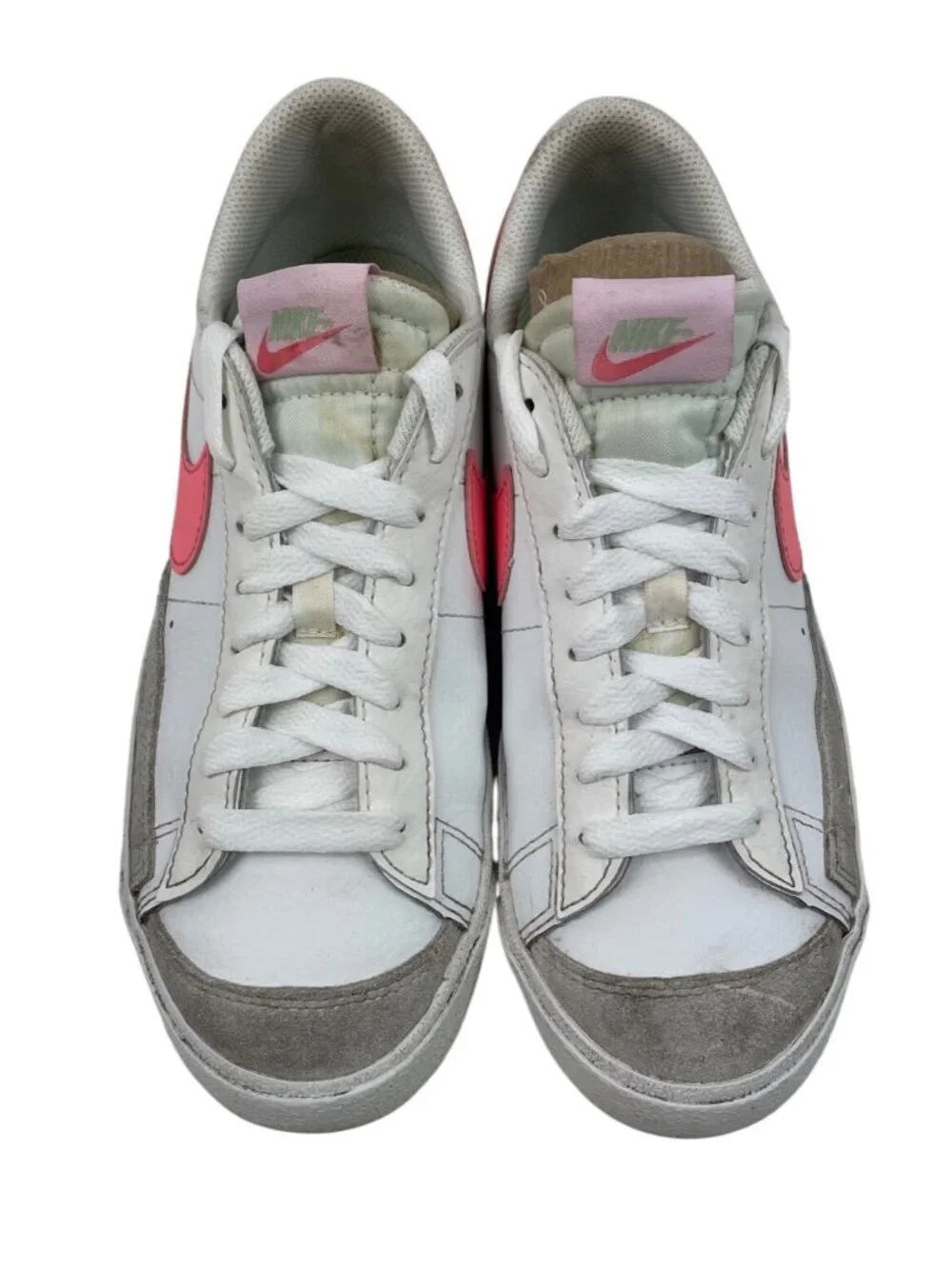 Nike Blazer Low '77 GS White Pink Gaze DA4074-112 Youth Size 7Y - Picture 4 of 10